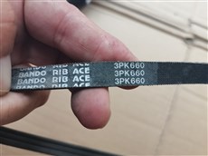 BANDO汽车发动机皮带3PK660正时日本品质可调节汽修工具